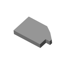 Šamotová deska spodní, přední, pravolevá EGMONT 